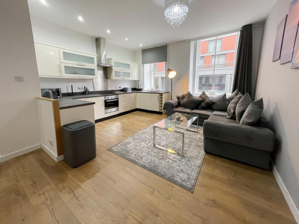 Exquisite 2Br Flat Near Central Train Station Glasgow Buitenkant foto