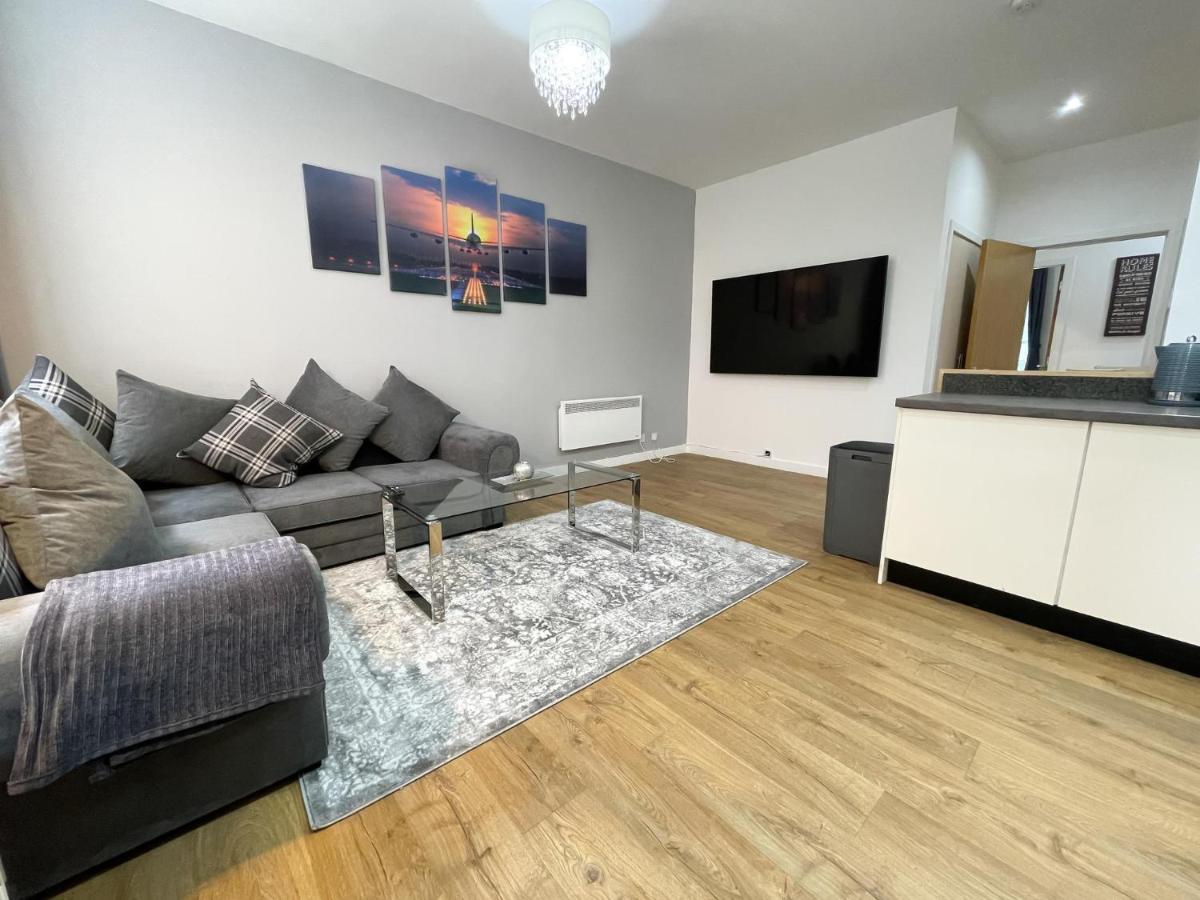 Exquisite 2Br Flat Near Central Train Station Glasgow Buitenkant foto