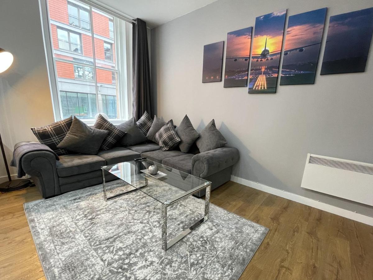 Exquisite 2Br Flat Near Central Train Station Glasgow Buitenkant foto