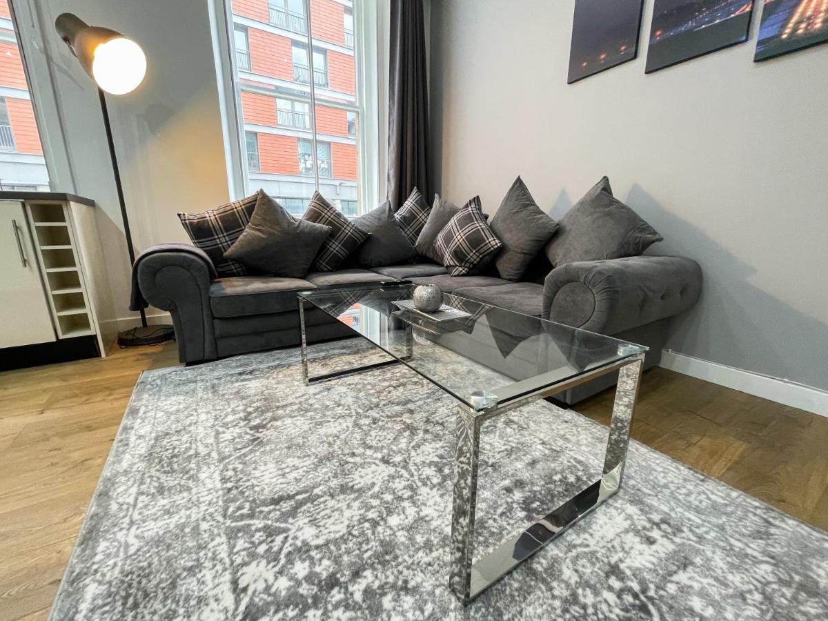 Exquisite 2Br Flat Near Central Train Station Glasgow Buitenkant foto
